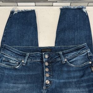 Silver Jeans Women's Deep Blue Ankle Jeans